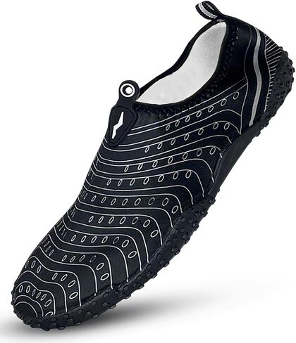 NORTY - أحذية Aqua Socks Wave Water للرجال - أحذية سهلة الارتداء مقاومة للماء لحمام السباحة والشاطئ والبحيرة والرياضة in Kuwait