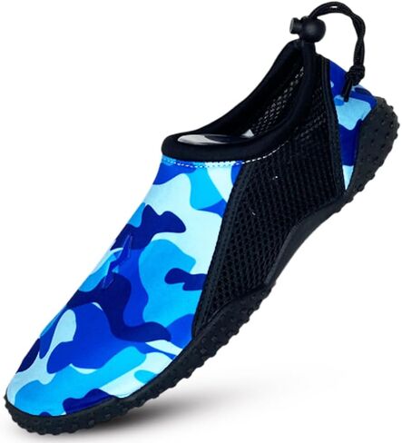 NORTY - أحذية Aqua Socks Wave Water للرجال - أحذية سهلة الارتداء مقاومة للماء لحمام السباحة والشاطئ والبحيرة والرياضة in Kuwait
