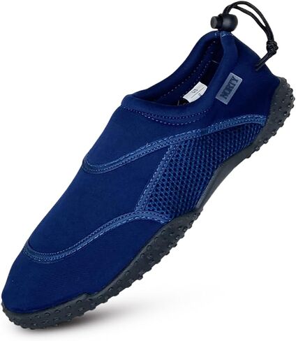 NORTY - أحذية Aqua Socks Wave Water للرجال - أحذية سهلة الارتداء مقاومة للماء لحمام السباحة والشاطئ والبحيرة والرياضة in Kuwait