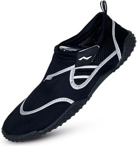 NORTY - أحذية Aqua Socks Wave Water للرجال - أحذية سهلة الارتداء مقاومة للماء لحمام السباحة والشاطئ والبحيرة والرياضة in Kuwait