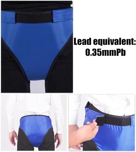 Lightweight Soft Lead Protective Clothing with Adjustable Waist, Blue, L in Kuwait
