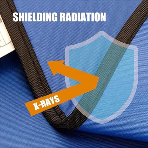 Lightweight Soft Lead Protective Clothing with Adjustable Waist, Blue, L in Kuwait
