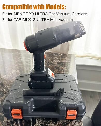 6 Pack H-epa Filters Compatible with MBNGF X9 Ultra Car Vacuum Cordless, Fit for ZARIMI X12-ULTRA Mini Vacuum MBNGF Mini Handheld Car Vacuum Filters Works in Saudi Arabia