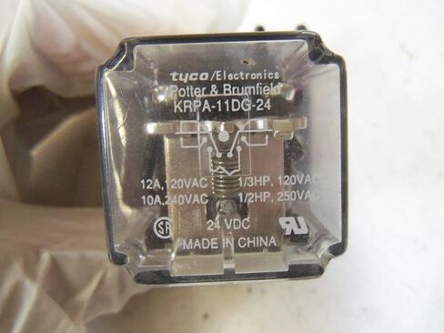 Tyco KRPA-11DG-24 Power Relay, Coil 24VAC, Contacts 10A in Kuwait