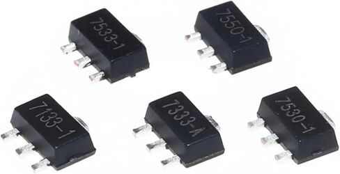 HT7136 7150 7130 7133 7327 7333 7330-1 -A SMD SOT89 أنبوب منظم ثلاثي المحطات 20 قطعة (HT7333) in Kuwait