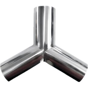Stainless Steel SS304 Y-Shaped Welded Tee Equal Diameter Y-Shaped Inclined Tee Joint 120 Degree (Color : Diameter 51x1.5) Plumbing Fittings in Kuwait