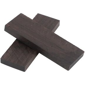 2Pcs Black Ebony Blank Lumber Handle Plate Material 120x40x10mm – Ebony Wood Timber Handle Plate in Kuwait
