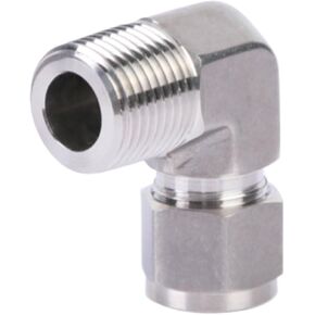 1pcs 90 Degree 1/8" 1/4" 3/8" 1/2" NPTMale x 6 8 10 12 mm Tube OD Compression 316 Stainless Steel Forged Pipe Fitting Water Gas(1l8 Inch) in Kuwait