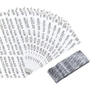 200 قطعة من أشرطة الانكماش من uxcell، 35 * 24 مم من مادة PVC الشفافة المثقوبة المنكمشة بالحرارة للزجاجات، وختم الجرار لزجاجة القطارة، وزجاجات أنبوب الاختبار in Saudi Arabia
