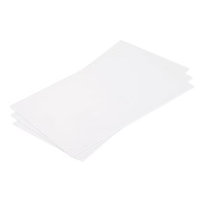 MECCANIXITY ABS Plastic Sheet 7 x 4 x 0.02 Inch ABS Styrene Sheets for Building Model DIY Crafts Panel White 3 Pcs in Kuwait