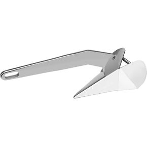 SHENGHUISS Boat Anchor,316 Stainless Steel Delta-Style Boat Anchors,Marine Grade Mirror Polished Triangular Anchor 6.6lb/8.8lb/11lb/13lb/5.5lb/17.6lb/22lb Wing Style Triangle Anchor in Kuwait