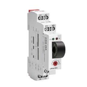 GRI8-05 AC OR Current Monitoring Relay Straight-Through 2A-20A AC24V-240V Over-Current Under-Current Protection(GRI8-05B ACDCCurrent) in Saudi Arabia