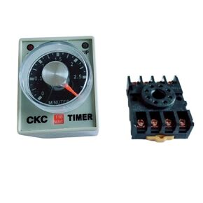 AH3-3 Time Relay 12V/24V/36V/110V220V/380V Delay Timer Relay 8Pin with Base 3S 6S 10S 30S 60S 3M 6M 10M 30M 60M(6S,24V) in Saudi Arabia