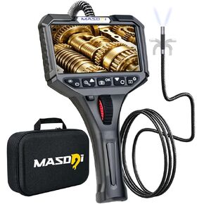 Two-Way Articulating Borescope, Endoscope Camera with Light 0.24in | IPS HD Screen, IP67 Waterproof Snake Camera for Automotive, Pipe, Wall & Engine Inspection – 3.3FT(6.2mm) in Saudi Arabia