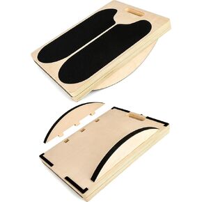 Calf Stretcher Slant Board, Adjustable Wooden Incline Board for Stretching, Non Slip Foot Stretcher for Calf, Achilles, Ankle, Hamstring Exercise in Kuwait