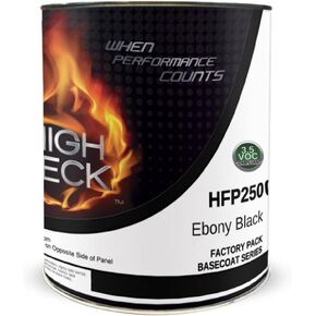 High Teck Products HFP250C-1 Series HFP Low VOC Urethane Basecoat, 1 gal, Black, 6.8 lb/gal VOC in Kuwait