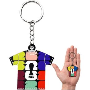 FIFA World Cup 2026 Keychain for Soccer Fan, Football Key Ring Gift, Sports-Themed Portable Keyring in Kuwait