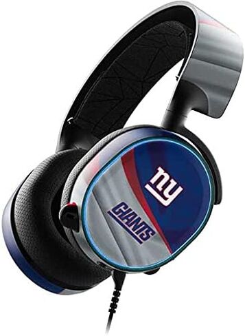 غلاف Skinit متوافق مع سماعة الألعاب SteelSeries Arctis 3 - تصميم NFL New York Giants المرخص رسميًا in Kuwait