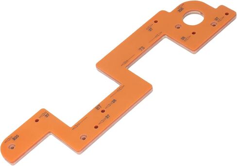 Naroote Handle Slotting Mold Arc, Woodworking Grooving Auxiliary Tool with Built in Accurate Position System, for Wardrobe Embedded U Shaped Groove Template in Kuwait