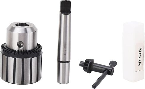 مفتاح ربط MT2 Morse Taper Arbor من الفولاذ الكربوني العالي مع صندوق تخزين، مفتاح تشاك لآلات الحفر، قوة تثبيت قوية مُشكَّلة بدقة لمكابس الحفر الأرضية المحمولة in Kuwait