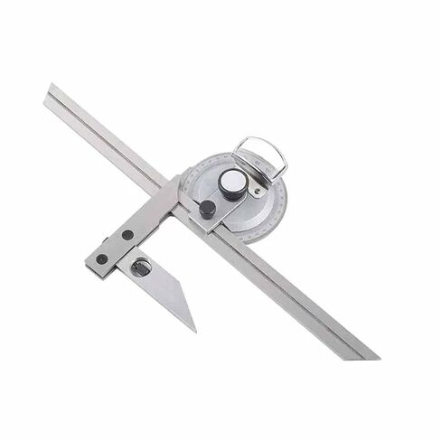 360 Degree Universal Bevel Protractor Angle Measuring Finder Goniometer Angular Ruler with Magnifier Woodworking Tool in Kuwait