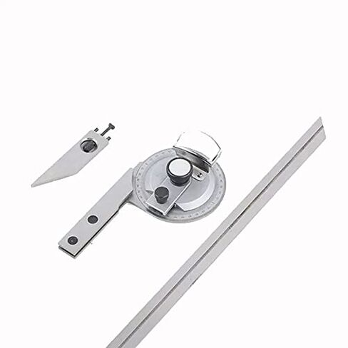 360 Degree Universal Bevel Protractor Angle Measuring Finder Goniometer Angular Ruler with Magnifier Woodworking Tool in Kuwait