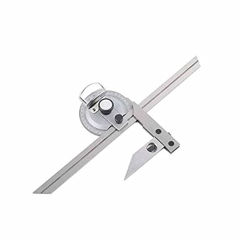 360 Degree Universal Bevel Protractor Angle Measuring Finder Goniometer Angular Ruler with Magnifier Woodworking Tool in Kuwait