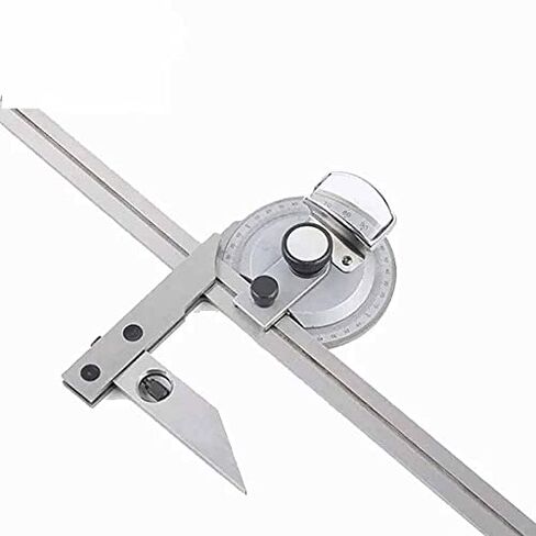 360 Degree Universal Bevel Protractor Angle Measuring Finder Goniometer Angular Ruler with Magnifier Woodworking Tool in Kuwait