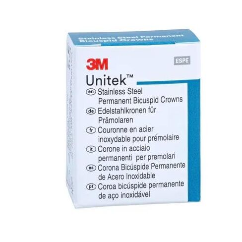 3M Solventum 900511 Unitek Crowns Stainless Steel 1st Permanent Bicuspid #1 Upper Left 5/Bx in Kuwait