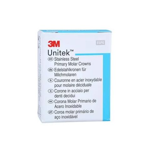 3M Solventum 900246 Unitek Crowns الفولاذ المقاوم للصدأ المولي الأساسي الثاني رقم 6 السفلي الأيمن 5/Bx in Kuwait