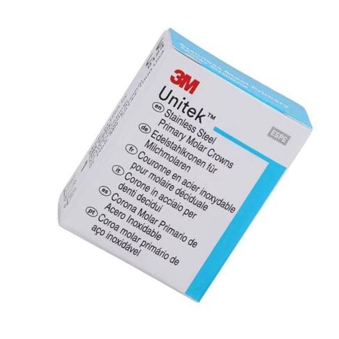 3M Solventum 900211 Unitek Crowns Stainless Steel 2nd Primary Molar #1 Upper Left 5/Bx in Saudi Arabia