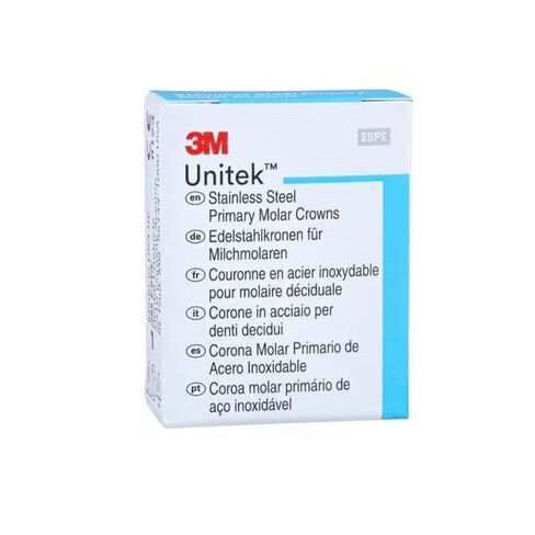 3M Solventum 900235 Unitek تيجان من الفولاذ المقاوم للصدأ الرحى الثاني الأساسي رقم 5 السفلي الأيسر 5/Pk in Kuwait