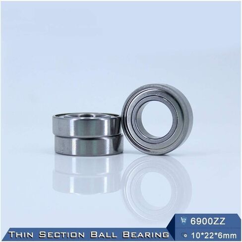 منتجات نقل الطاقة 6900ZZ محمل كروي ذو أخدود عميق ABEC-5 متري قسم رفيع 6900Z محامل 6900 ZZ 61900 دقة 10226 مم in Kuwait