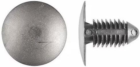 Push-In Rivet, Dome, 0.375 In Dia., 27/32 In L, Nylon Body, 25 Pk, 5710Pk in Kuwait