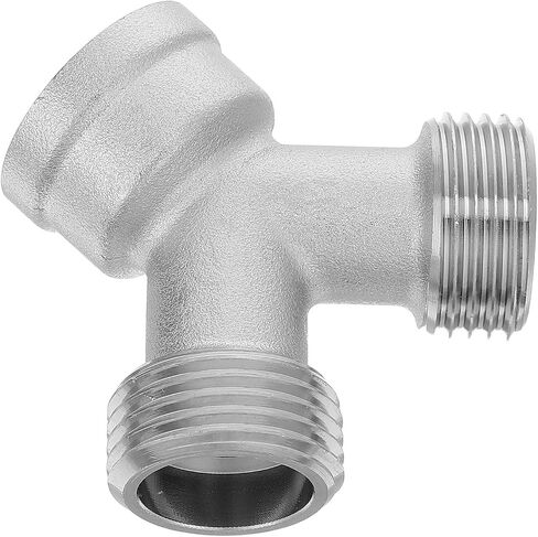 3/4 Inch Y-shaped Copper Water Splitter Connector for Washing Machine Hose Tee with Leakproof Connection and Temperature Resistant Features, for Home Plumbing Maintenance in Kuwait