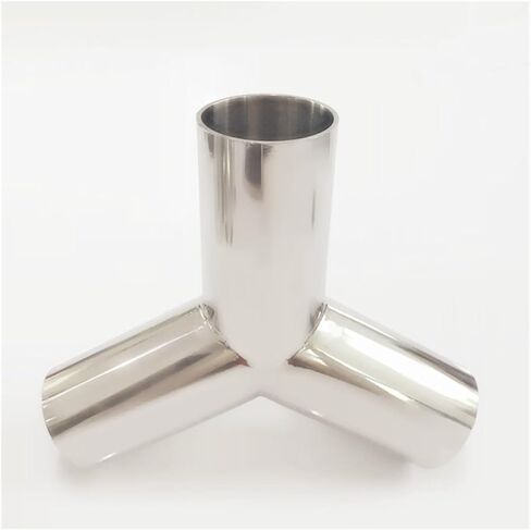 Stainless Steel SS304 Y-Shaped Welded Tee Equal Diameter Y-Shaped Inclined Tee Joint 120 Degree (Color : Diameter 51x1.5) Plumbing Fittings in Kuwait