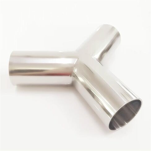 Stainless Steel SS304 Y-Shaped Welded Tee Equal Diameter Y-Shaped Inclined Tee Joint 120 Degree (Color : Diameter 51x1.5) Plumbing Fittings in Kuwait