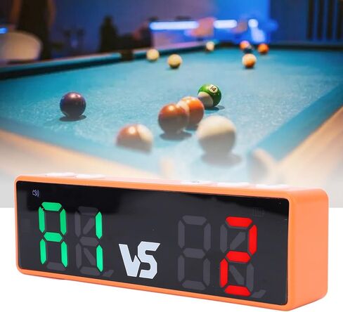 Digital Scoreboard, 4 Digits Mini Electronic Scoreboard with Bright LED Screen & Loud Buzzer, USB C Port Charging, Long Battery Life for Board Games, Basketball, Volleyball in Kuwait