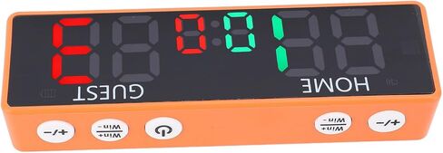 Digital Scoreboard, Rechargeable Mini Electronic Scoreboard with Bright LED Display & Loud Buzzer, Battery Powered Score Keeper for Table Games, Basketball, Volleyball in Kuwait
