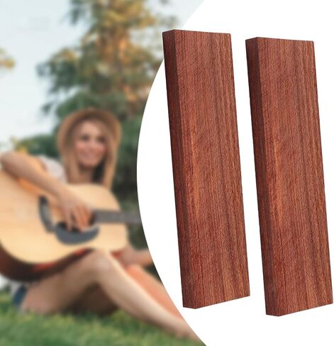 الخشب الأحمر الخشب فارغة سطح أملس الخشب مقبض لوحة المقابض الجوز السروج DIY بها بنفسك مادة الآلات الموسيقية-2 قطعة in Kuwait