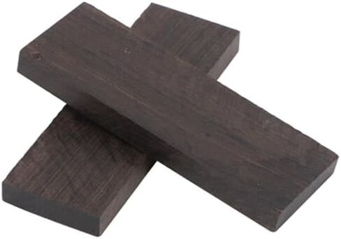 2Pcs Black Ebony Blank Lumber Handle Plate Material 120x40x10mm – Ebony Wood Timber Handle Plate in Kuwait