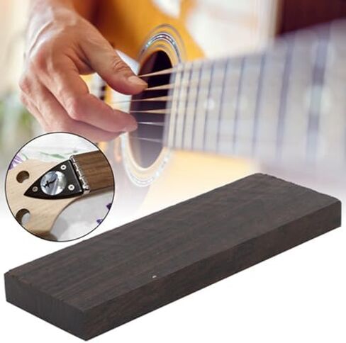 2Pcs Black Ebony Blank Lumber Handle Plate Material 120x40x10mm – Ebony Wood Timber Handle Plate in Kuwait