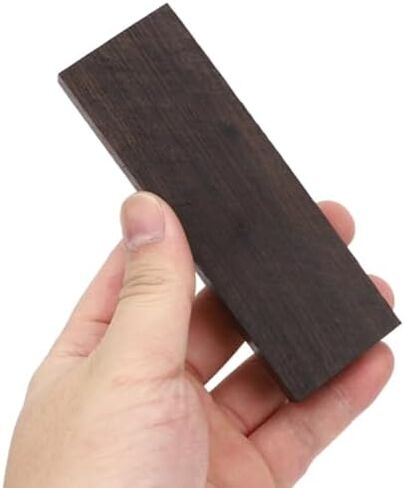 2Pcs Black Ebony Blank Lumber Handle Plate Material 120x40x10mm – Ebony Wood Timber Handle Plate in Kuwait
