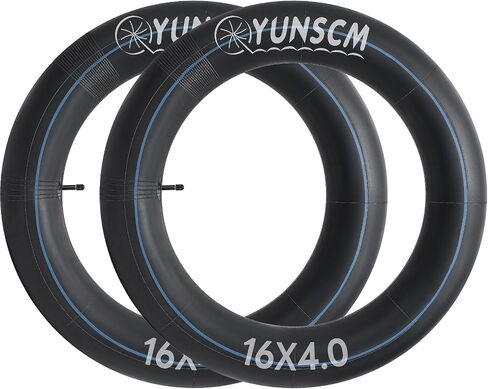 2-PCS 16x4.0(102/305) Heavy Duty E-Bike Tire Tubes 16 x 4.0 Premium Quality Butyl Compatible with 16 x 4 Fat Electric Bike Bicycle Tubes Schrader Valve in Kuwait