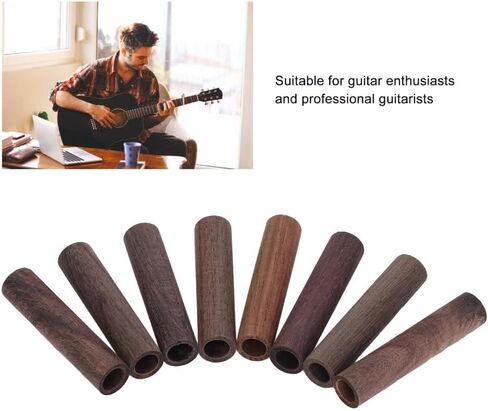 8Pcs Rosewood Truss Rod Tubes – Guitar Neck Reinforcement Accessories for DIY Repair,42.8x10.5mm Replacement Parts in Kuwait