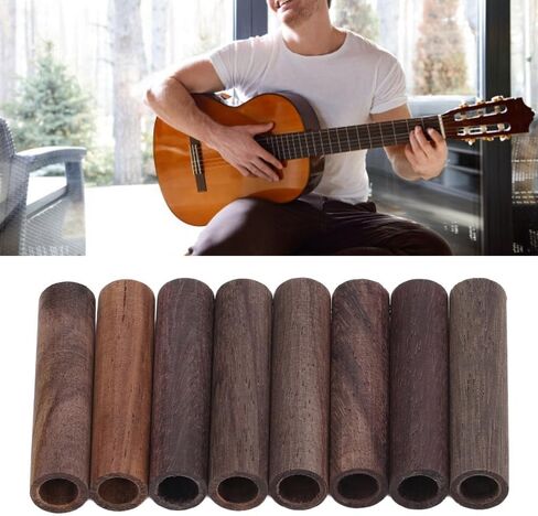 8Pcs Rosewood Truss Rod Tubes – Guitar Neck Reinforcement Accessories for DIY Repair,42.8x10.5mm Replacement Parts in Kuwait
