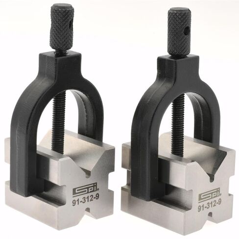 SPI 91-312-9 V-Block & Clamp Set: 7/16" to 13/16 inch Capacity in Kuwait