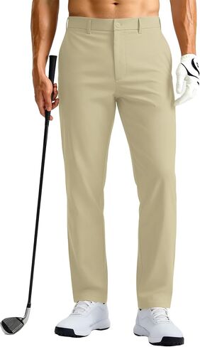 Mens Golf Pants Stretch Dress Casual Pants 28"/30"/32"/34" Quick Dry Lightweight Slacks for Men Trousers with 6 Pockets in Kuwait