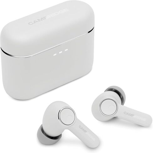 Cambridge Audio Melomania A100 Earbuds - in Ear True Wireless Headphones with Adaptive Active Noise Cancelling, aptX Lossless Bluetooth, Up to 39 Hour Battery Life with Charging Case - Black in Saudi Arabia