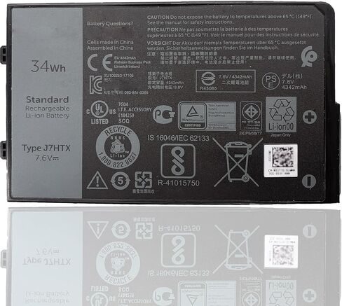 JOTACT XVJNP 53.5Wh Laptop Battery Compatible with Dell Latitude 5430 7330 Rugged Extreme P148G P148G001 P149G P149G001 Series 06JRCP 6JRCP 0M0TN3 M0TN3 KD1CT 451-BCWQ 11.4V 4457mAh in Saudi Arabia